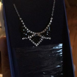 New in Box, Swarovski Black Mesh Small Necklace